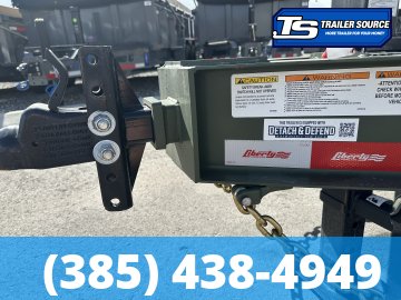 7x22 Liberty LT Equipment Trailer - 15.4K GVWR - Detach and Defend Coupler, Fork Holders, Tongue Box