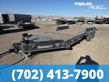*SCRATCH N DENT* 7x20 Diamond C HDT 208 Tilt Trailer - 18K GVWR - 18 Ply Tire Upgrade