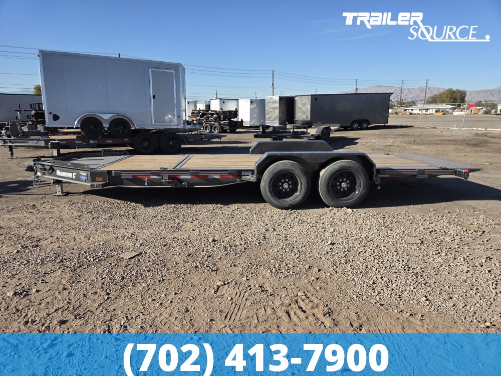 *SCRATCH N DENT* 7x20 Diamond C HDT 208 Tilt Trailer - 18K GVWR - 18 Ply Tire Upgrade