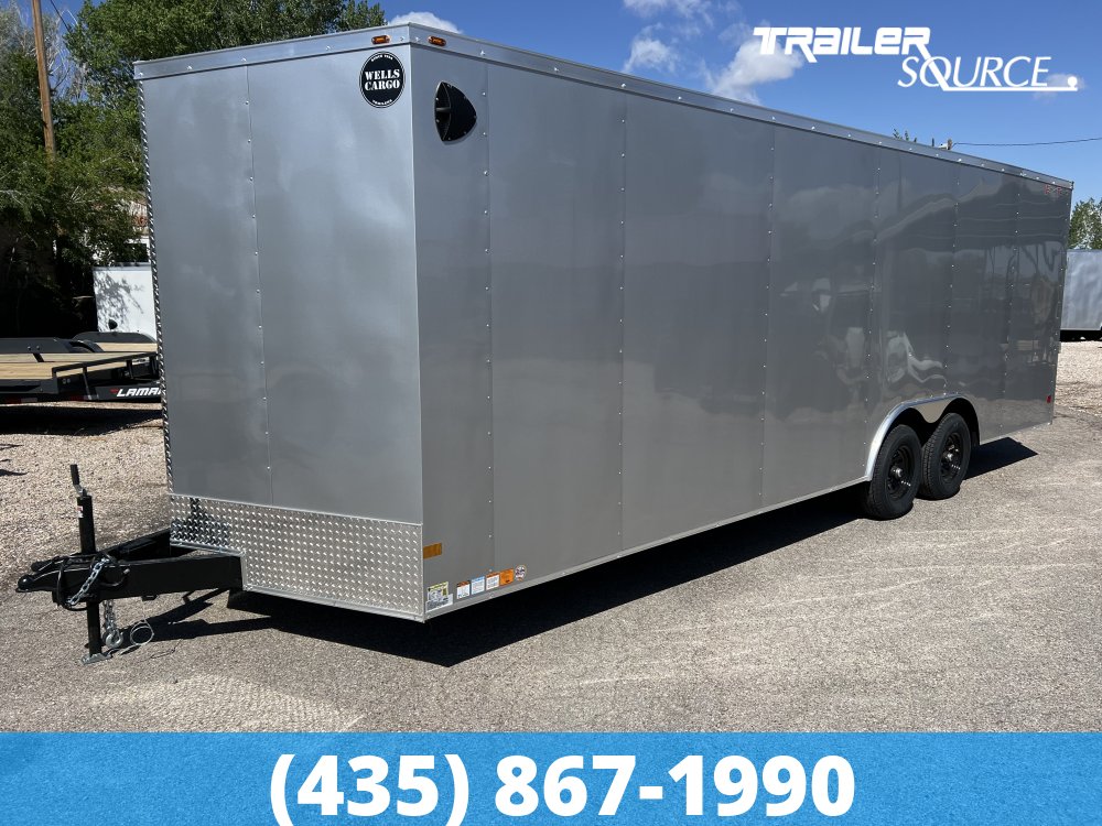 8.5x24 Wells Cargo Fast Trac Deluxe 7'0" Interior 10K Tandem Axle Enclosed Cargo