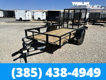 5x10 Top Hat Single Axle Utility
