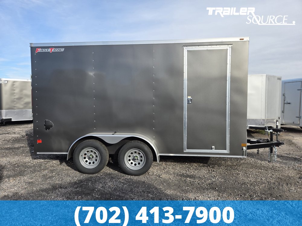 7x14 Wells Cargo Fast Trac Deluxe 7'0" Interior 7K Tandem Axle Enclosed Cargo