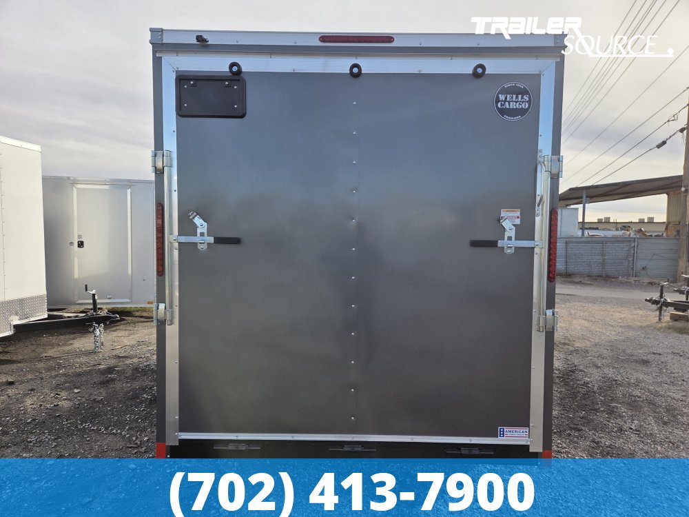 7x14 Wells Cargo Fast Trac Deluxe 7'0" Interior 7K Tandem Axle Enclosed Cargo