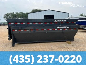 16' IronBull Roll Off Dumpster Bin