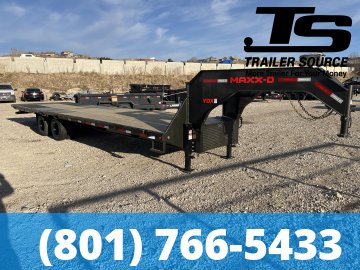 8.5x32 Maxx-D YDX Gooseneck Equipment Trailer -  25.9K GVWR - HDSS Suspension, Hydraulic Disc Brakes