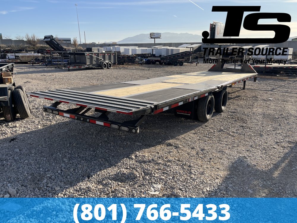 8.5x32 Maxx-D YDX Gooseneck Equipment Trailer -  25.9K GVWR - HDSS Suspension, Hydraulic Disc Brakes