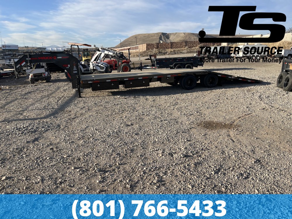 8.5x32 Maxx-D YDX Gooseneck Equipment Trailer -  25.9K GVWR - HDSS Suspension, Hydraulic Disc Brakes