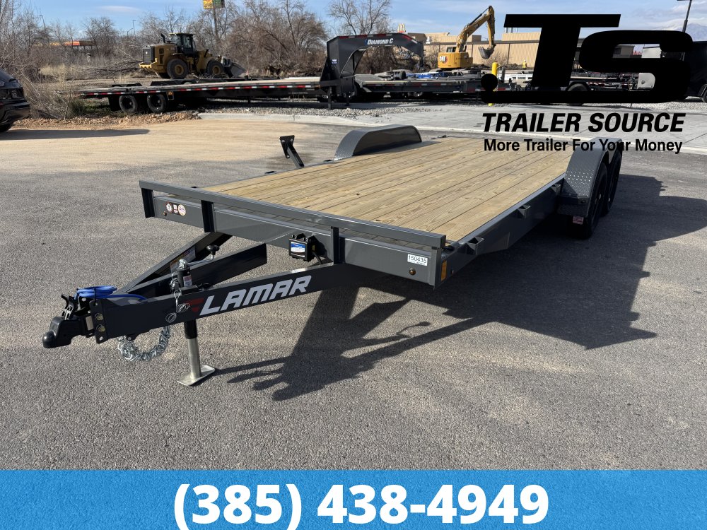7x18 Lamar CE Flatbed Car Hauler