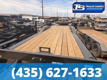 8.5x24 Maxx-D T8X Wide Body w/ Drive Over Fenders Power Tilt Trailer - 17.5K GVWR - D-Rings, Hydraulic Jack(s), Winch Plate