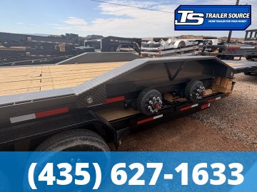8.5x24 Maxx-D T8X Wide Body w/ Drive Over Fenders Power Tilt Trailer - 17.5K GVWR - D-Rings, Hydraulic Jack(s), Winch Plate