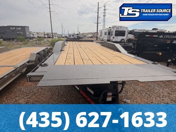 8.5x24 Maxx-D T8X Wide Body w/ Drive Over Fenders Power Tilt Trailer - 17.5K GVWR - D-Rings, Hydraulic Jack(s), Winch Plate