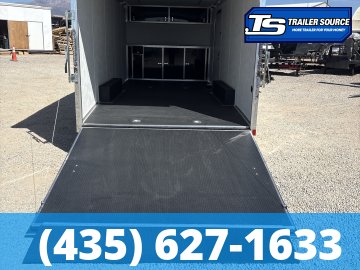 8.5x20 Wells Cargo Revv Enclosed Car Hauler Trailer - 7'0" Interior - 10K GVWR - .080 PolyCor, Rear Spoiler w/ Load Lights