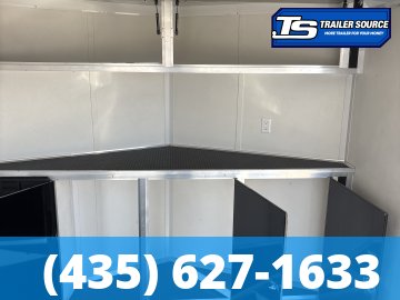 8.5x20 Wells Cargo Revv Enclosed Car Hauler Trailer - 7'0" Interior - 10K GVWR - .080 PolyCor, Rear Spoiler w/ Load Lights