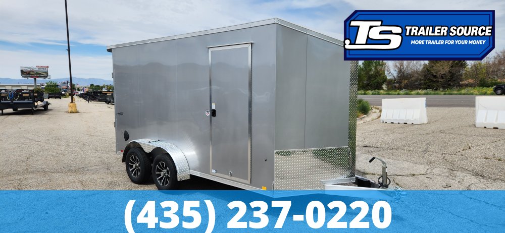 7x14 Look Vision Aluminum Enclosed Car Hauler