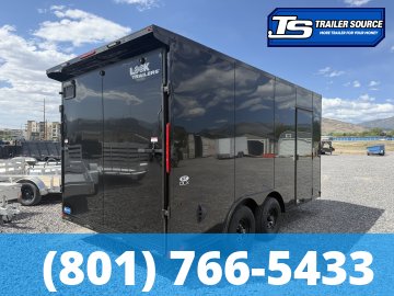 8.5x16 Look ST DLX Enclosed Cargo Trailer - 7'0" Interior - 10K GVWR - .080 PolyCor, Black Out Package, Rear Spoiler w/ Load Lights