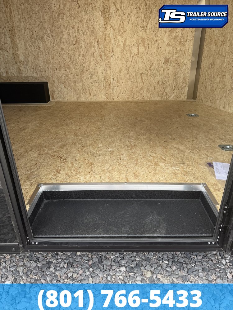 8.5x16 Look ST DLX Enclosed Cargo Trailer - 7'0" Interior - 10K GVWR - .080 PolyCor, Black Out Package, Rear Spoiler w/ Load Lights