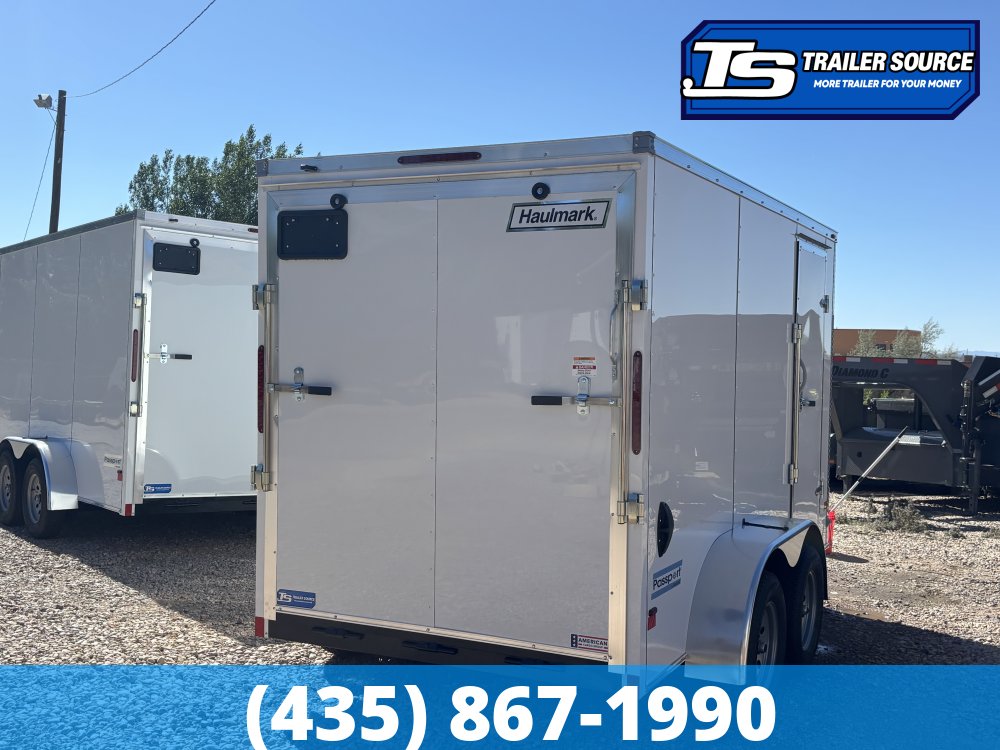 6x12 Haulmark Passport Enclosed Cargo Trailer - 6'6" Interior - 7K GVWR -