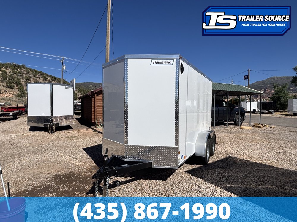 6x12 Haulmark Passport Enclosed Cargo Trailer - 6'6" Interior - 7K GVWR -