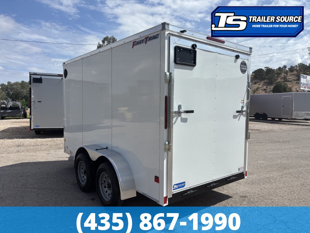 6x12 Wells Cargo FastTrac Enclosed Cargo Trailer - 6'6" Interior - 7K GVWR - .080 PolyCor