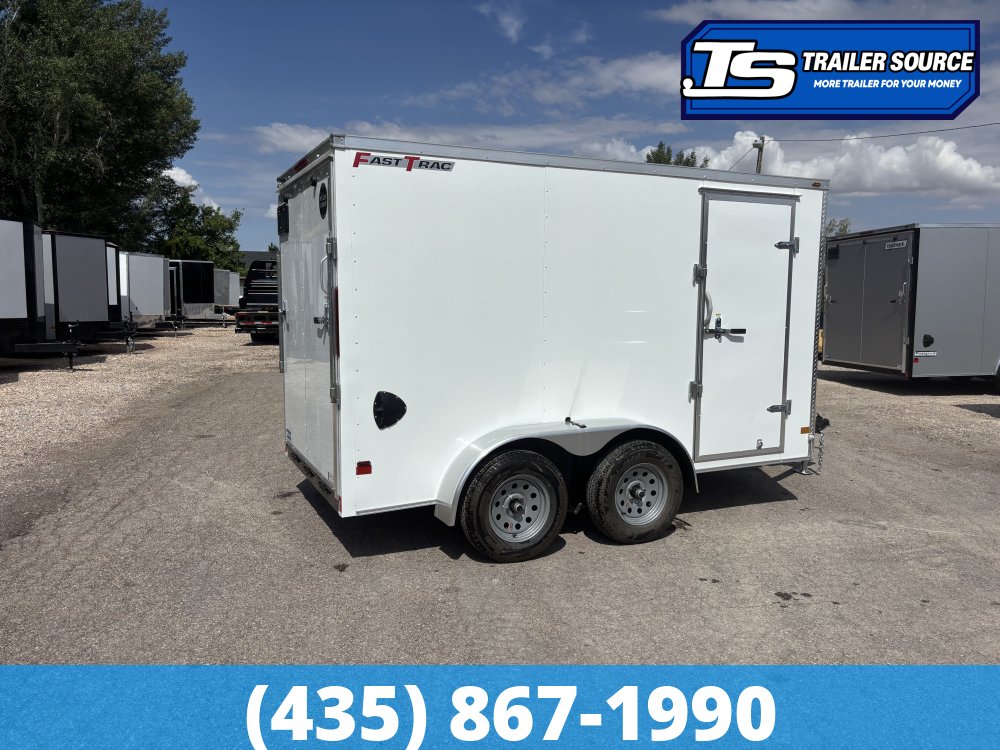 6x12 Wells Cargo FastTrac Enclosed Cargo Trailer - 6'6" Interior - 7K GVWR - .080 PolyCor
