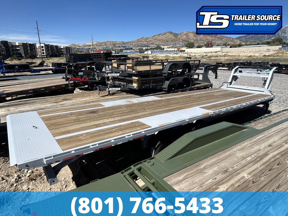 8.5x28 Horizon FFT Gooseneck Tilt Trailer - 23K GVWR - 18 Ply Tires