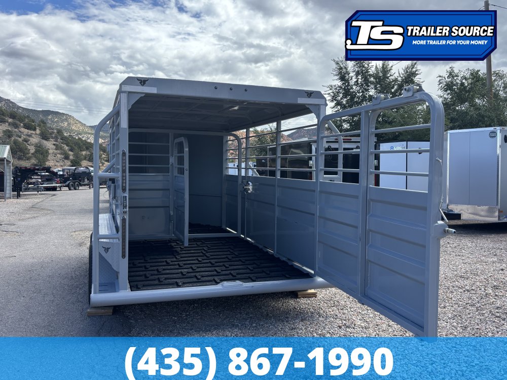 6.5x16 Ranch Boss STR-610 Horse Trailer - 15.2K GVWR -