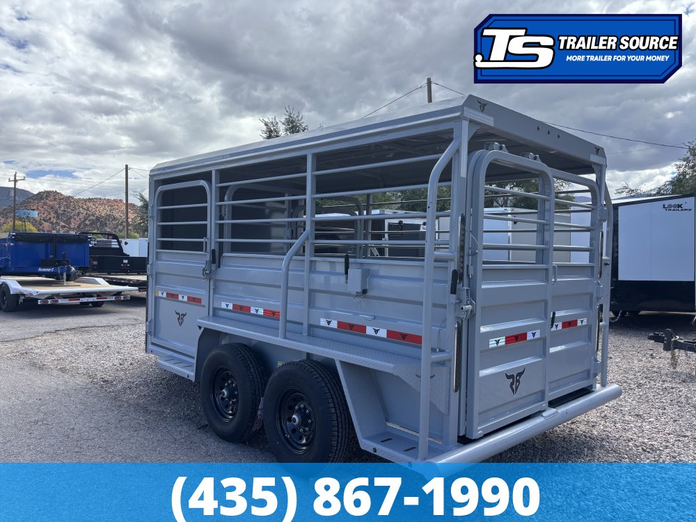 6.5x16 Ranch Boss STR-610 Horse Trailer - 15.2K GVWR -