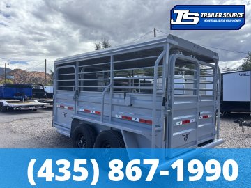 6.5x16 Ranch Boss STR-610 Horse Trailer - 15.2K GVWR -
