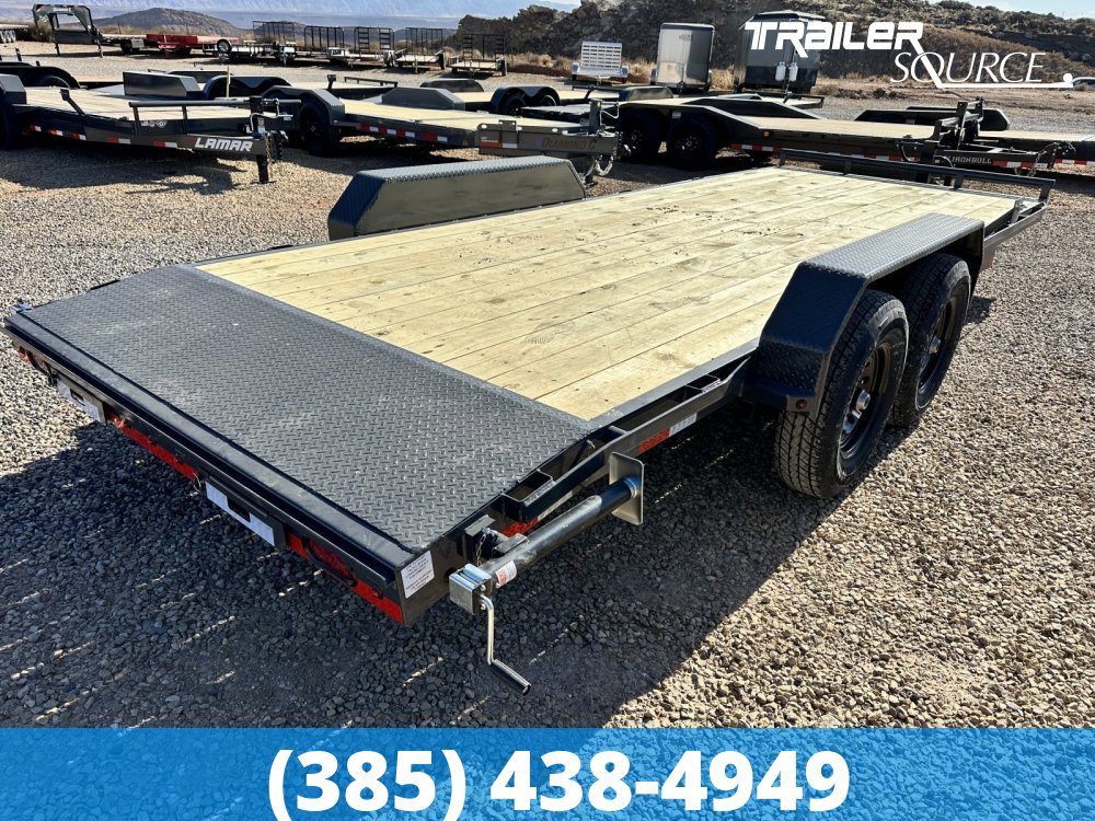 7x20 Lamar H6 Equipment Hauler 20' 14K Bumper