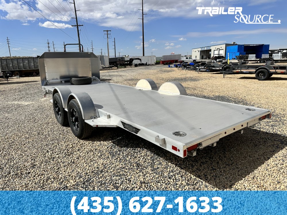 7x18 Aluma Flatbed Car Hauler