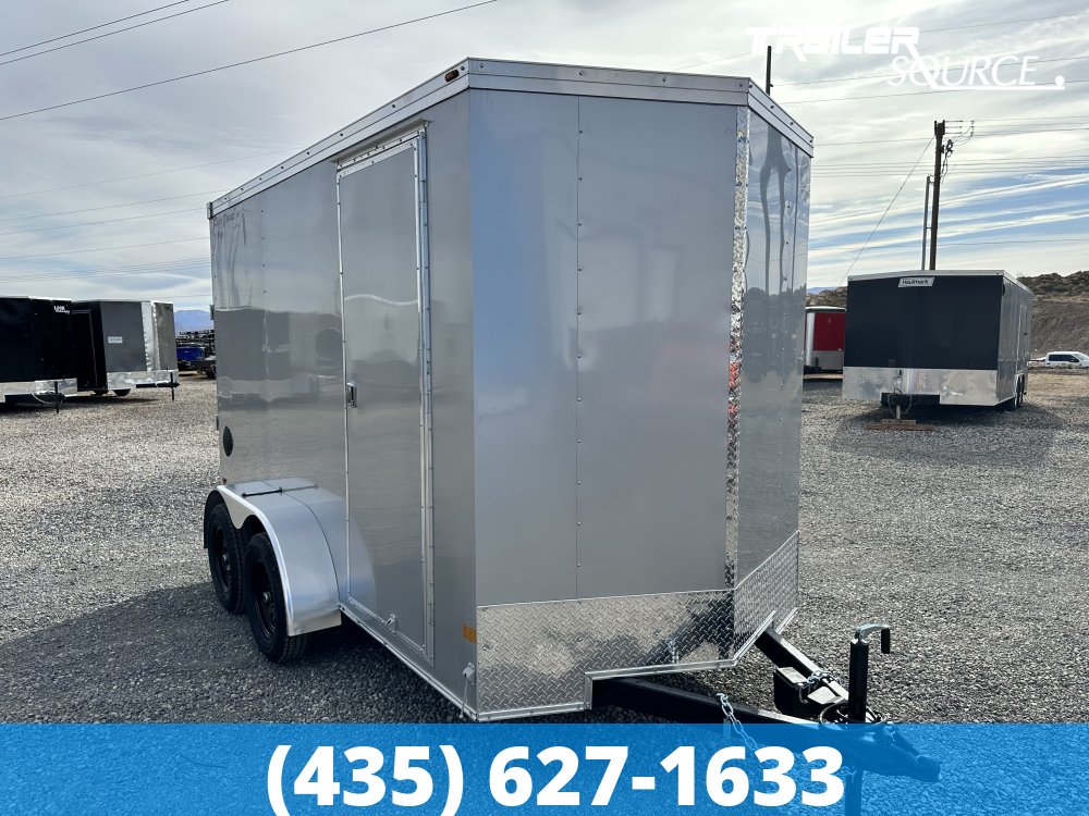 6x12 Wells Cargo Fast Trac Deluxe 7'0" Interior 7K Tandem Axle Enclosed Cargo