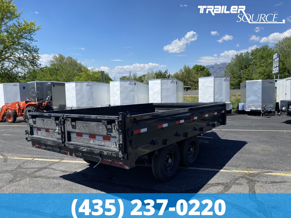 8.5x14 Iron Bull DDP 14K Dump Trailer