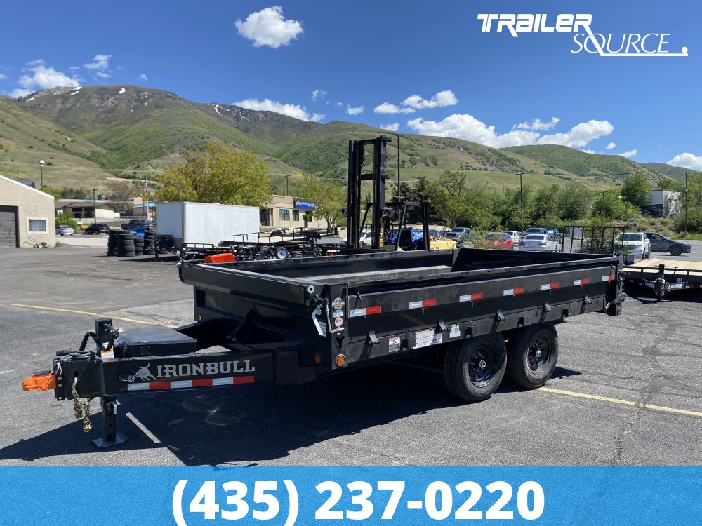 8.5x14 Iron Bull DDP 14K Dump Trailer