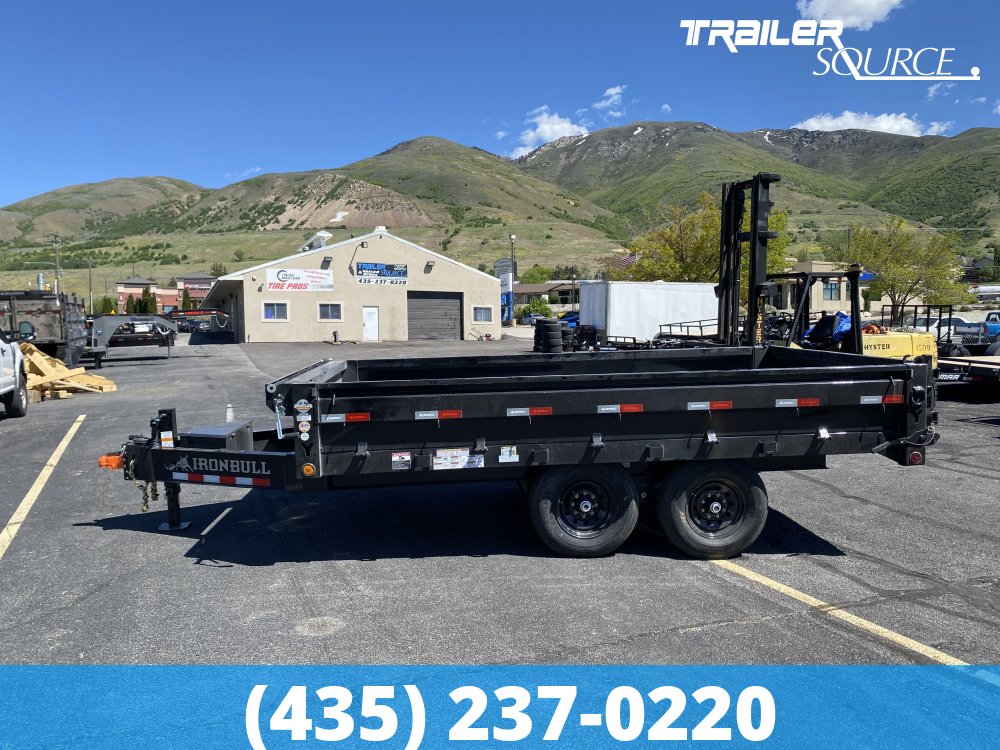 8.5x14 Iron Bull DDP 14K Dump Trailer