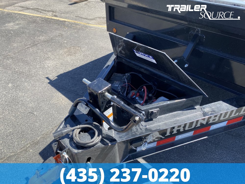 8.5x14 Iron Bull DDP 14K Dump Trailer