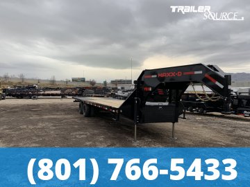 8.5x32 Maxx-D YDX Gooseneck Equipment Trailer -  25.9K GVWR - HDSS Suspension, Hydraulic Disc Brakes, Hydraulic Jack(s)