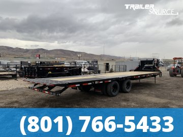 8.5x32 Maxx-D YDX Gooseneck Equipment Trailer -  25.9K GVWR - HDSS Suspension, Hydraulic Disc Brakes, Hydraulic Jack(s)