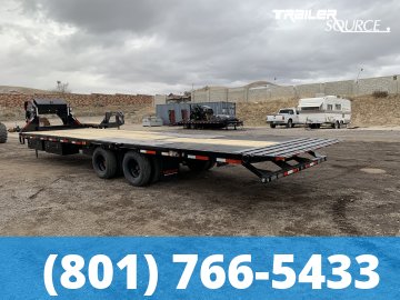 8.5x32 Maxx-D YDX Gooseneck Equipment Trailer -  25.9K GVWR - HDSS Suspension, Hydraulic Disc Brakes, Hydraulic Jack(s)