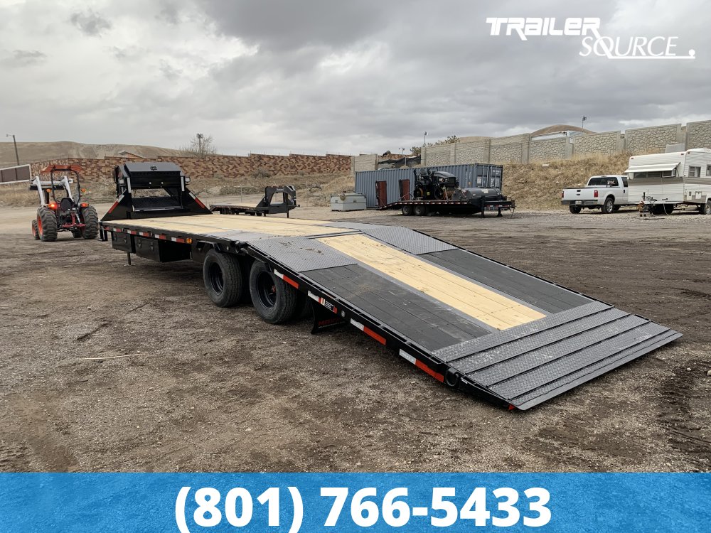 8.5x32 Maxx-D YDX Gooseneck Equipment Trailer -  25.9K GVWR - HDSS Suspension, Hydraulic Disc Brakes, Hydraulic Jack(s)
