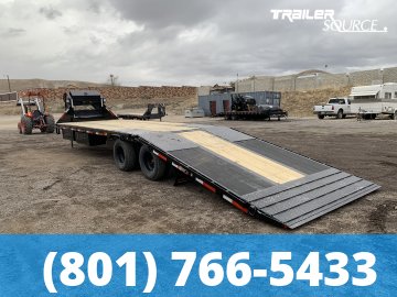 8.5x32 Maxx-D YDX Gooseneck Equipment Trailer -  25.9K GVWR - HDSS Suspension, Hydraulic Disc Brakes, Hydraulic Jack(s)