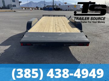 7x18 Lamar CE Flatbed Car Hauler Trailer - 7K GVWR -