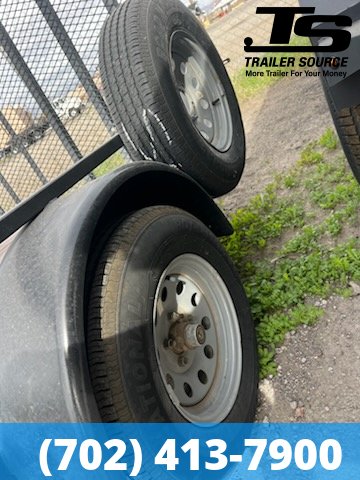 6.5x12 Echo EA-12-14 Utility Trailer - 3.5K GVWR - Spare Tire