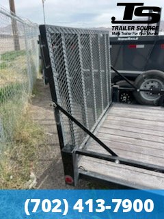 6.5x12 Echo EA-12-14 Utility Trailer - 3.5K GVWR - Spare Tire