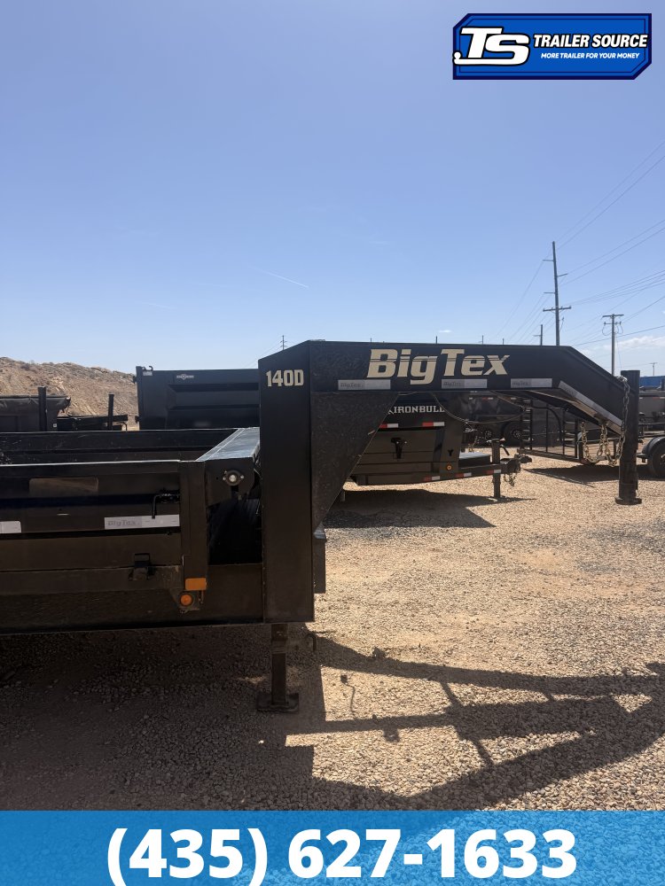 8.5x14 Big Tex Deckover Dump Trailer - 14K GVWR - Slide Out Ramps