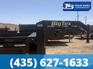 8.5x14 Big Tex Deckover Dump Trailer - 14K GVWR - Slide Out Ramps