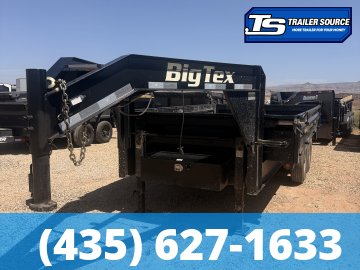 8.5x14 Big Tex Deckover Dump Trailer - 14K GVWR - Slide Out Ramps