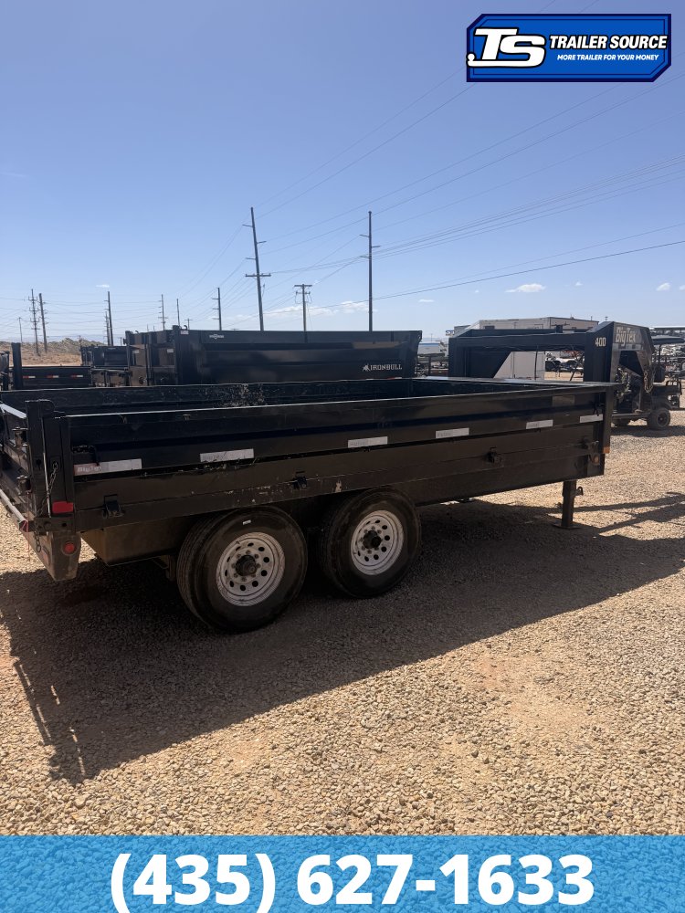 8.5x14 Big Tex Deckover Dump Trailer - 14K GVWR - Slide Out Ramps