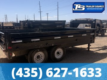 8.5x14 Big Tex Deckover Dump Trailer - 14K GVWR - Slide Out Ramps