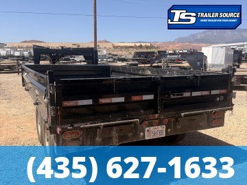 8.5x14 Big Tex Deckover Dump Trailer - 14K GVWR - Slide Out Ramps