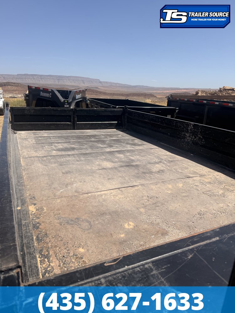 8.5x14 Big Tex Deckover Dump Trailer - 14K GVWR - Slide Out Ramps